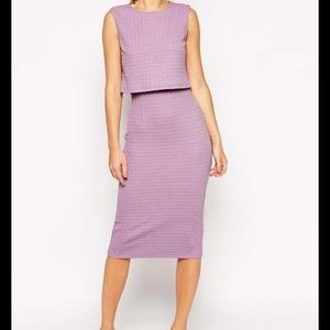 ASOS Pencil Dress in waffle texture, NBW
